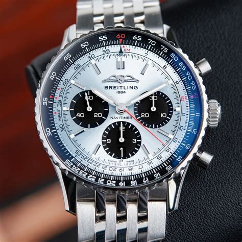 breitling navitimer bracelet acier|authentic watches breitling navitimer.